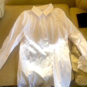 M White Button down blouse